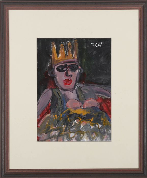 Rachel Grainger Hunt (1956-2016) - 20th Century Acrylic, Queen of Sheba