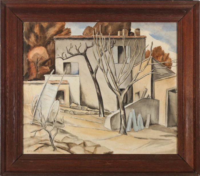Elsie Barling (1883-1976) - Mid 20th Century Watercolour, Behind the Villa