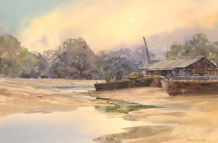 Ashton Cannell (1927-1994) - 20th Century Watercolour, Brentford Creek