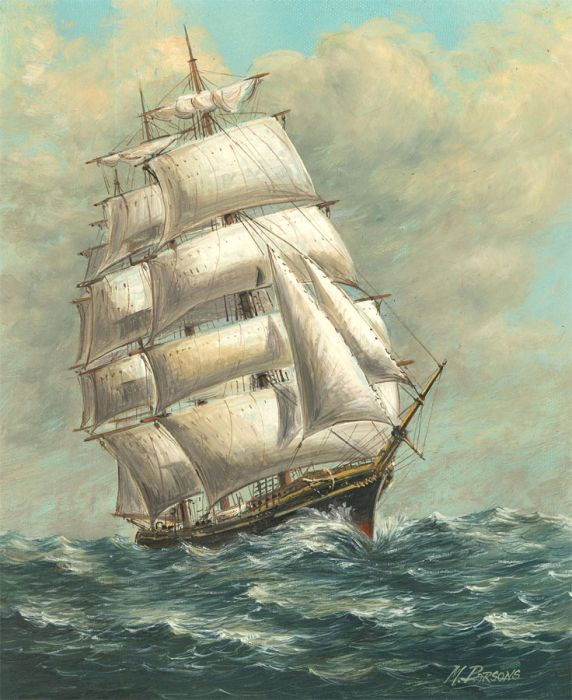 Max Parsons ARCA (1915-1998) - 20th Century Oil, Royal Clipper