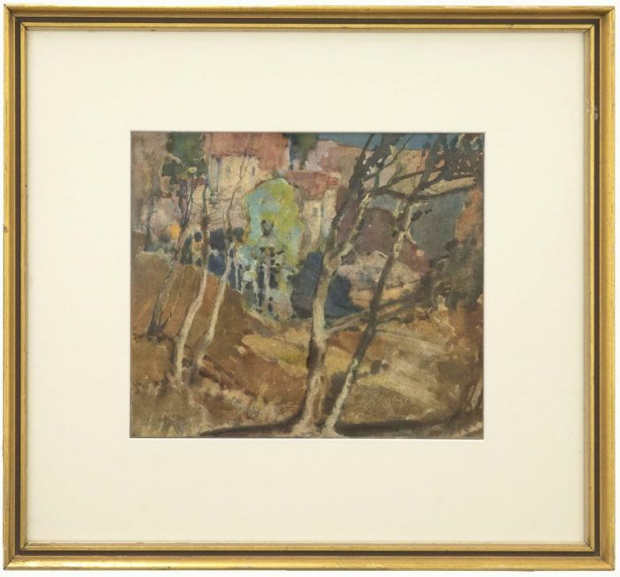 John Wilson - Framed Early 20th Century Watercolour, Dormant Woods