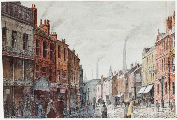 Stephen Garbutt - 20th Century Watercolour, Bygone Street Scene
