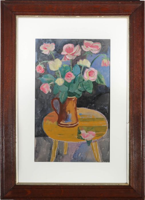 Austin Taylor (1908-1992) - Framed Mid 20th Century Gouache, Floral Finish