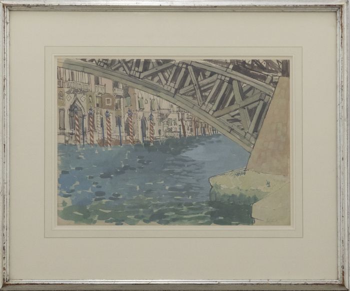 Erik Smith RWS (1914-1973) - Framed Watercolour, Grand Canal Venice