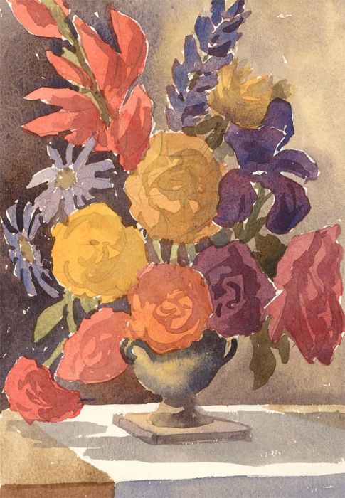 Contemporary Watercolour - Floral Still Life