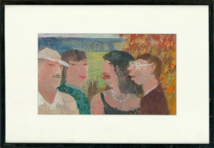 Richard Sorrell RWS - 20th Century Oil, Gossip