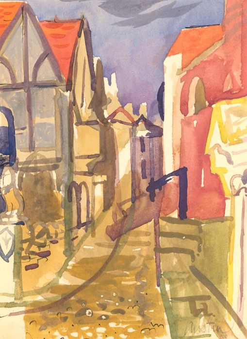 Austin Taylor (1908-1992) - Mid 20th Century Gouache, Hastings In Colour