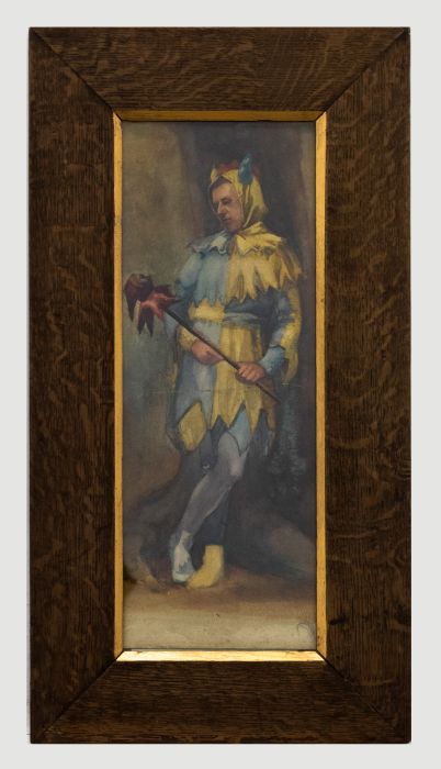 19th Century Watercolour - The Jester