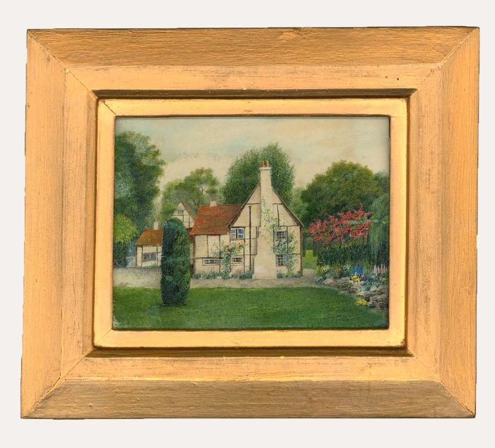 London Wood  - Mid 20th Century Watercolour, Old Berkshire Farmhouse