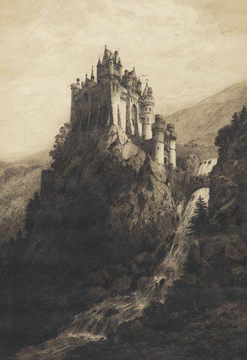 Axel Herman Haig RE (1835-1921) - Early 20th Century Etching, Geierstein