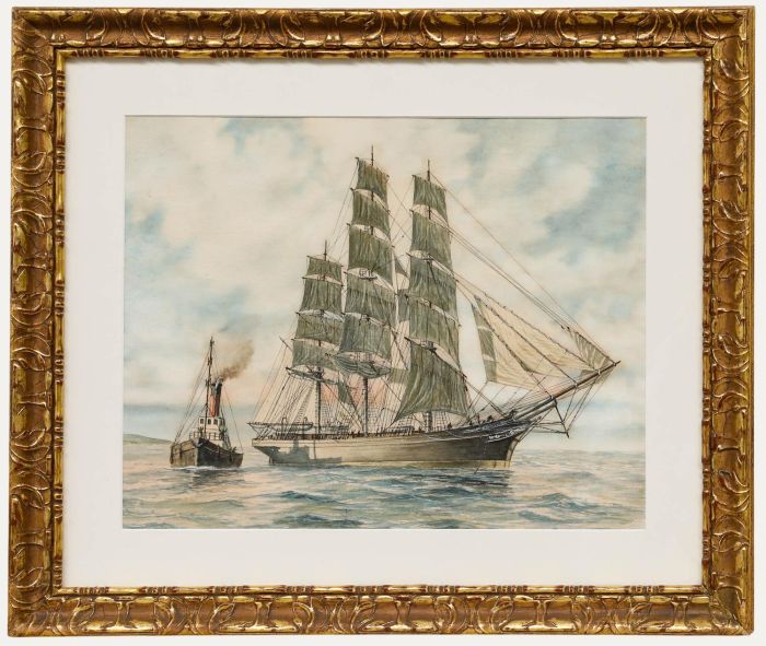 English School Early 20th Century Watercolour - The Cutty Sark at Sea
