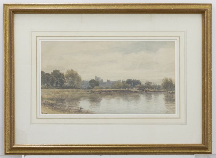 David Law RBA RPE (1831-1902) - Framed Watercolour, A View of Windsor Castle