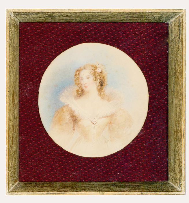 Alfred Edward Chalon RA (1780-1860) - 19thC Watercolour, Portrait Of A Lady