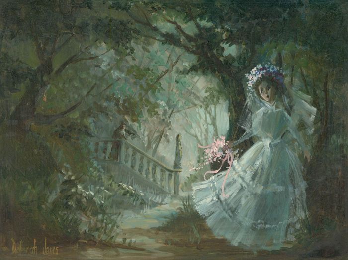 Deborah Jones (1921-2012) - 20th Century Oil, Fleeing Bride