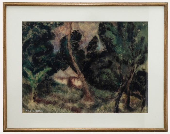 Eve Disher (1894-1991)- Mid 20th Century Oil, Wooded Landscape