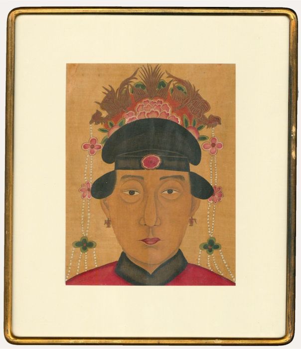 Framed Early 20th Century Chinese Watercolour - Portrait of a Dignitary