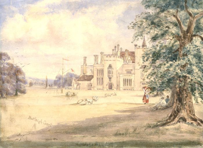 Early 20th Century Watercolour - Butleigh Court