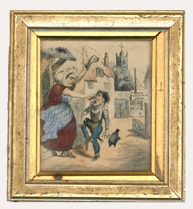 Mid 19th Century Watercolour - Repairer of Soles