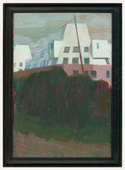 Ewart Johns (1923-2013) - c.1978 Oil, Grizedale College Over Hedge
