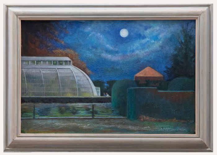 Dorothy Southern - Framed Contemporary Oil, Late Visitors