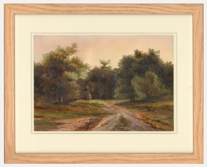 Follower of Simeon Fort (1793-1861) - 19th Century Watercolour, A Country Path