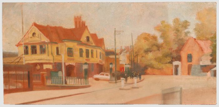 Vivian Bewick (1912-1999) - Mid 20th Century Oil, The Train Station