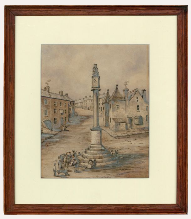 Early 20th Century Watercolour - Market Cross, Carlisle
