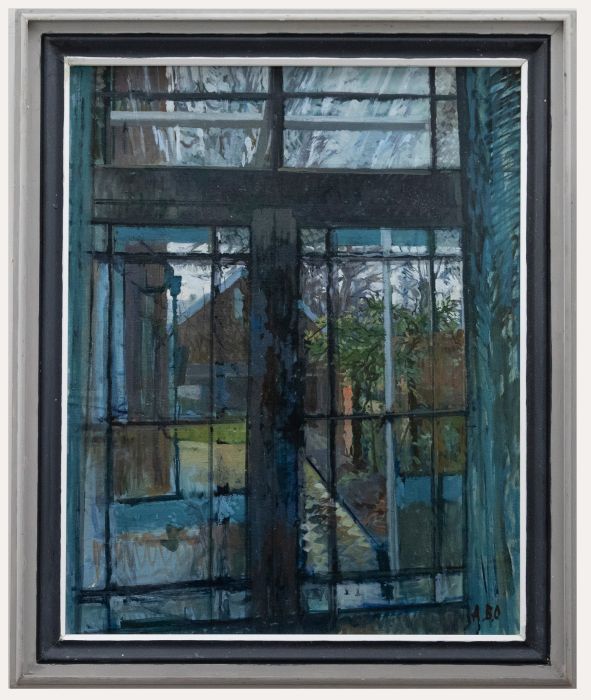 Albert B. Ogden (1928-2022) - 20th Century Oil, Back Garden, Mount Pleasant