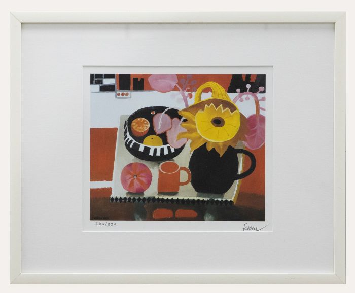 Mary Fedden (1915-2012) - Contemporary Digital Print, Sunflower Still Life