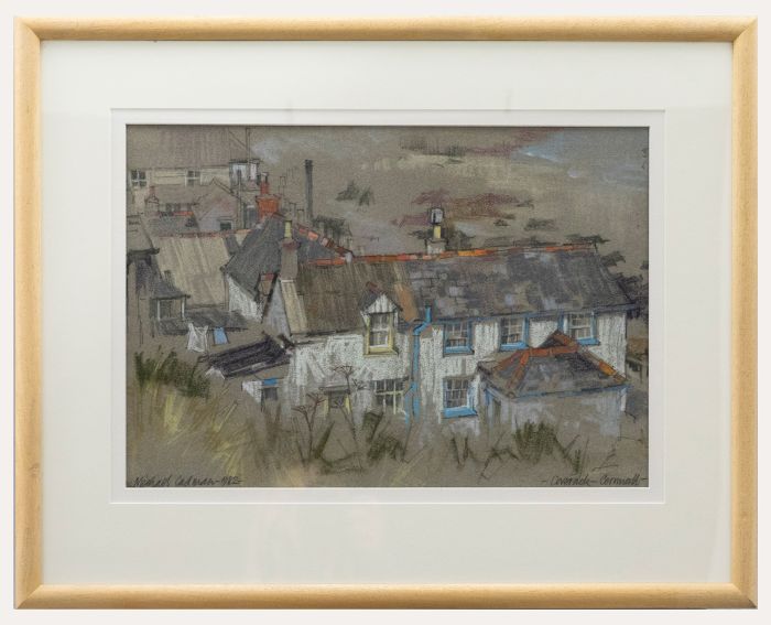 Michael Cadman RI ARCA (1920-2012) - Framed Pastel, Coverack, Cornwall