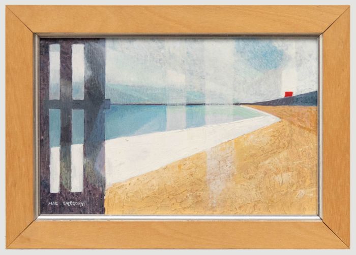 Mac Gregory - Framed Contemporary Oil, Seaside II
