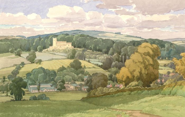 George Cooper (fl. 1920-1940) - Early 20th Century Watercolour, Lyonshall