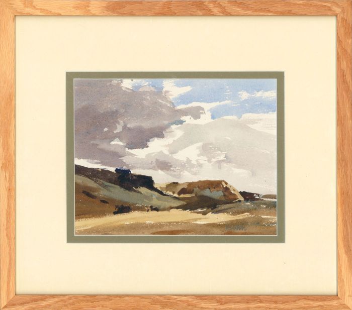 Bevan - Framed Contemporary Watercolour, Welsh Landscape