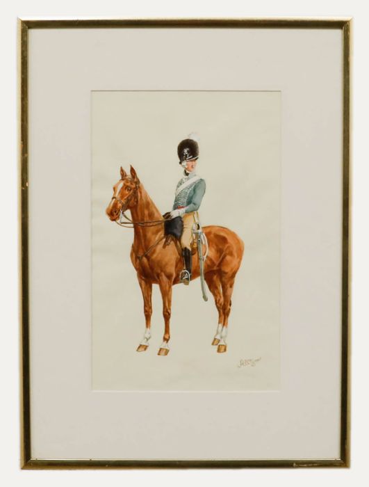 Reginald Augustus Wymer (1849-1935) - Early 20th Century Watercolour, Hussar