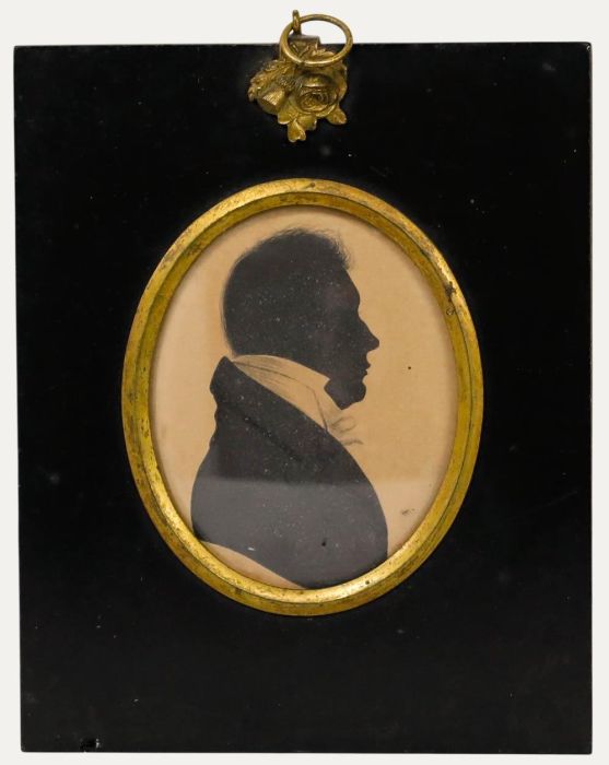 G. H. Gillespie - 1814 Silhouette, Portrait of Henry Mence