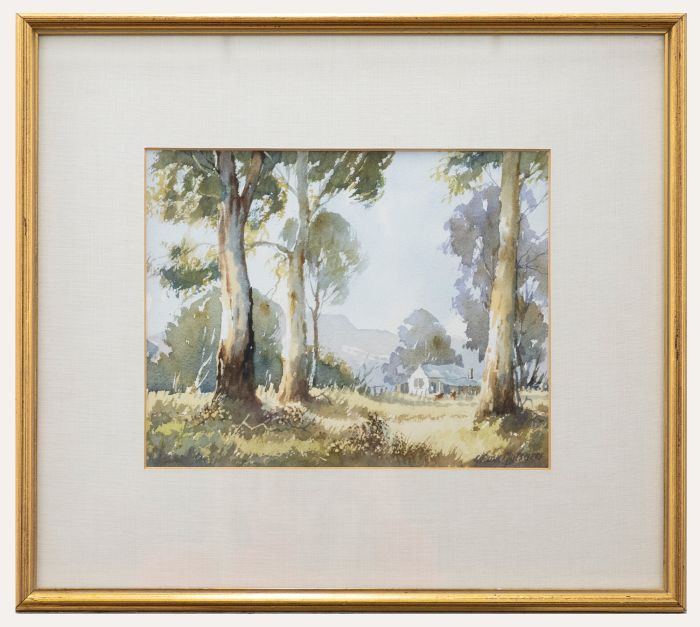 Frank Mutsaers (1920-2005) - 20th Century Watercolour, Australian Farmstead