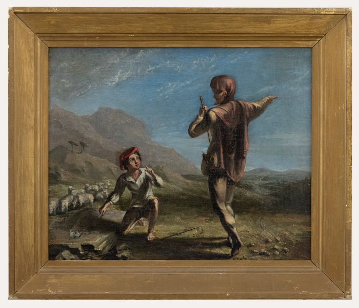 Thomas Ballard Senior - 19th Century Oil, Cimabue and Giotto