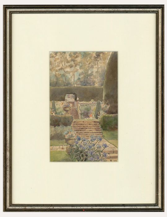 Contemporary Watercolour - The Walled Garden