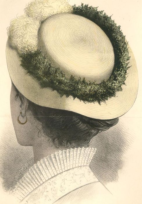 G. Gronin - 19th Century Aquatint, The Hat
