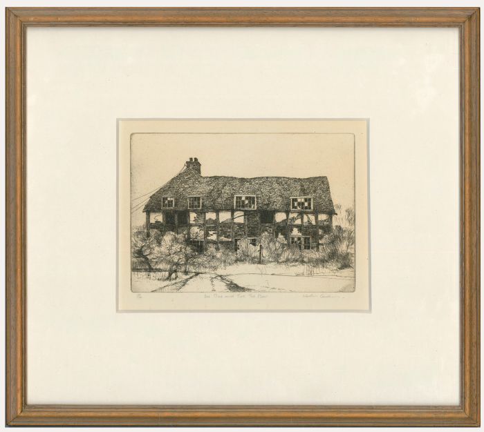 Martin Caulkin (b.1945) - Framed 20th Century Etching, Nos. One & Two, The Bow