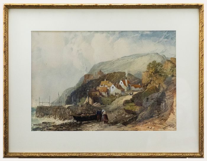 John Francis Salmon (1808-1886) - 1863 Watercolour, Cornwall