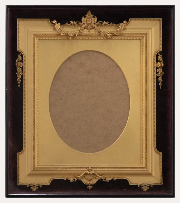 Fine 19th Century Gilt Picture Frame in Mahogany Box - Original Water Gilding