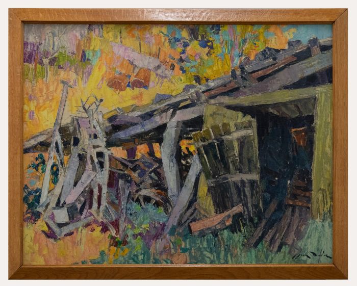 Jean Dulac (1902-1968) - Mid 20th Century Oil, La Vieille Remise