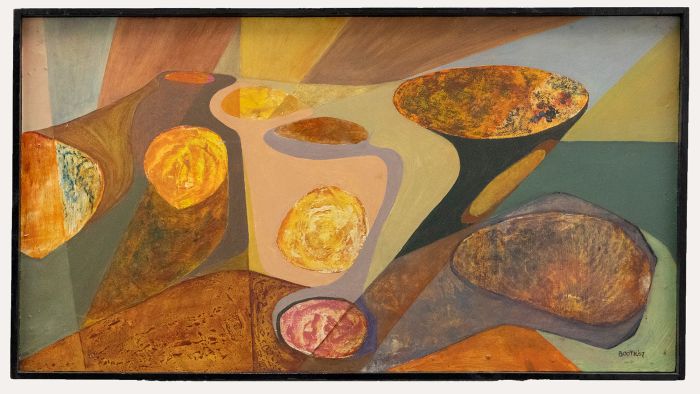 Rex Booth - Framed Mid 20th Century Oil & Pastel, Devon Sea Quarry