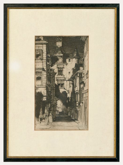 David Young Cameron (1865-1945) - Early 20th Century Etching, Amboise