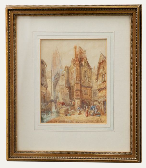 Henry Schafer (1833-1916) - Early 19th Century Watercolour, Utrecht, Holland