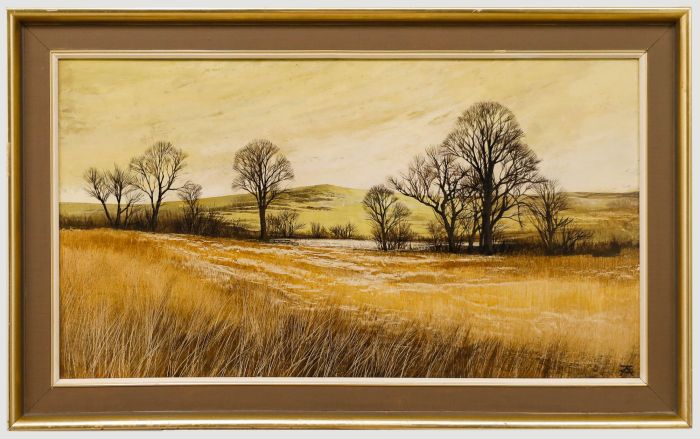 20th Century Oil - Welsh Mountains in Early Winter
