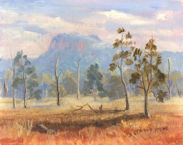 Dorothy Stacey Payne - 20th Century Oil, Mount Keira From Stuart Park