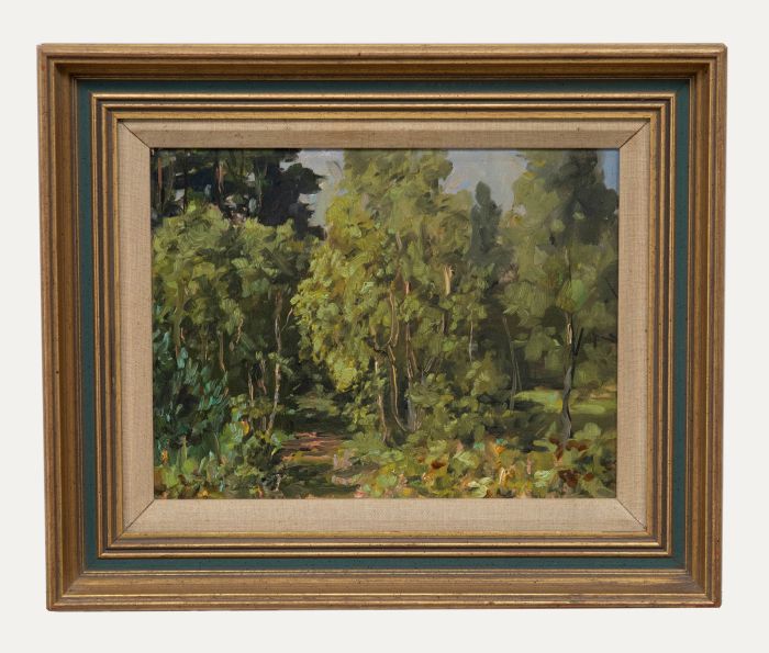 20th Century Oil - Woodland in Summer
