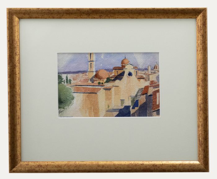David Woolmen  - 1997 Watercolour, Rooftops